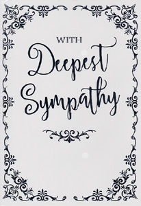 Symphathy Open Card-