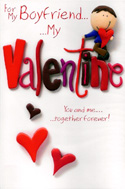 valentine girl-boyfriend card 1069