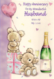 anniversary husband card 1413