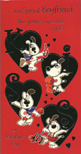 valentine girl-boyfriend card 1442