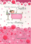 Sister Birthday Cards1550