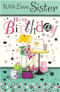 Sister Birthday Cards1582
