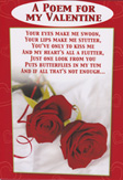 valentine card 1708