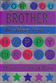 Brother Birthday Cards1808