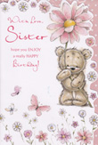 Sister Birthday Cards1869