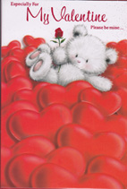 valentine card 1959