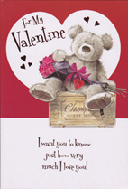 valentine card 1960
