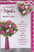mothers day card 3054