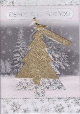 Christmas  Open Card-