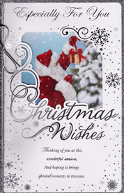 Christmas  Open Card-