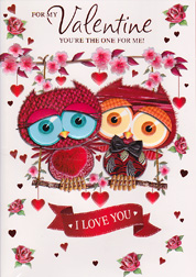 Valentine Open Card-
