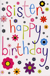 Sister Birthday Cards781
