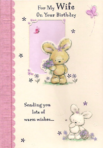 Birthday Wife Card-