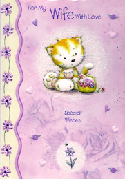 Birthday Wife Card-