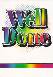 Well Done Open Card-