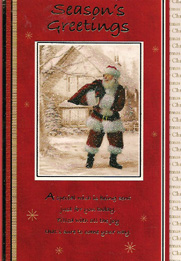Christmas  Open Card-