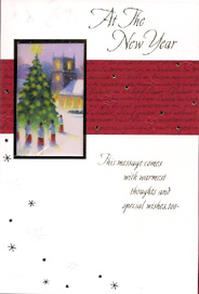 New Year Open Card-