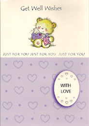 Get Well Open Card-