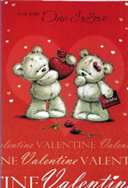 Valentine Open Card-