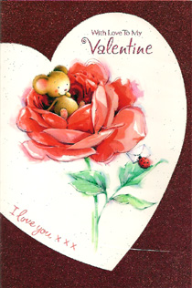 Valentine Open Card-