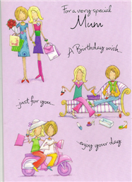 Birthday Mum Mother Card-