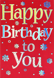 Birthday Open Card-