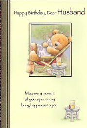Birthday Husband Card-