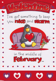 Valentine Open Card-