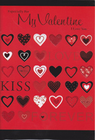 Valentine Open Card-