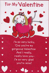 Valentine Open Card-