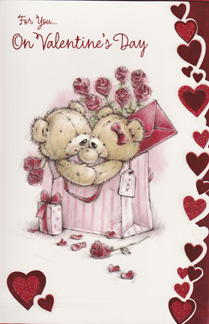Valentine Open Card-