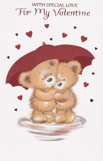 Valentine Open Card-