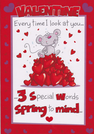 Valentine Open Card-