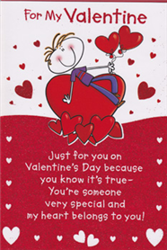 Valentine Open Card-
