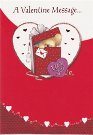Valentine Open Card-