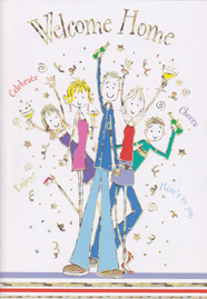Welcome Home Open Card-
