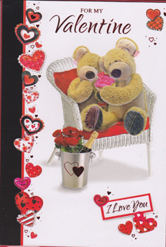 Valentine Open Card-