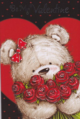 Valentine Open Card-
