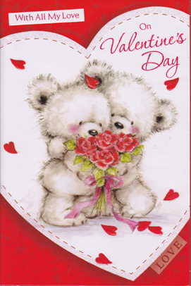 Valentine Open Card-