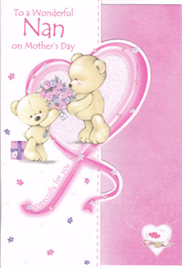 Mothers Day Nan GrandMa Card-