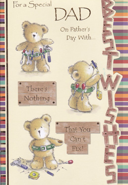 Fathers Day Dad Father Card-