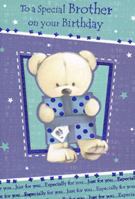 Birthday Brother Card-