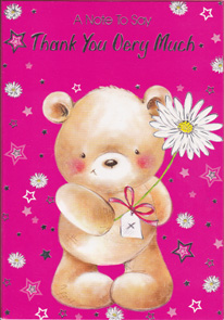 Thank You Open Card-