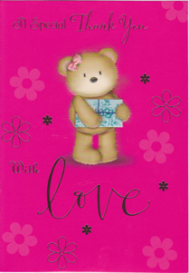 Thank You Open Card-