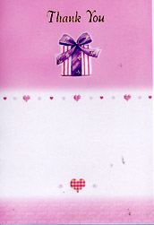 Thank You Open Card-