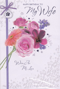 Birthday Wife Card-