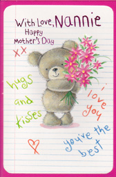 Mothers Day Nan GrandMa Card-