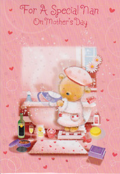 Mothers Day Nan GrandMa Card-