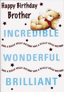 Birthday Brother Card-
