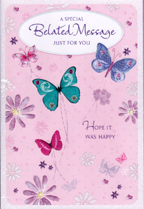 Birthday Belated Card-